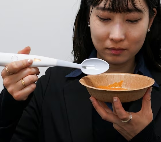 Lạ lùng chiếc thìa muối điện mới ra mắt của Nhật Bản, không cần cho thêm muối thật khi chế biến